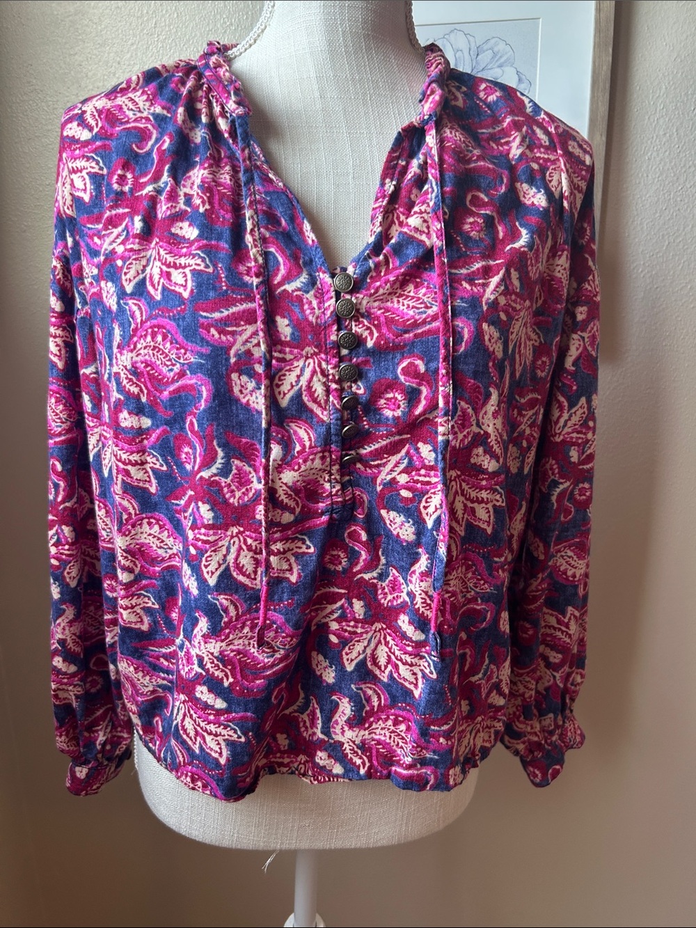 Anthropologie Pilcro Lucille Peasant Blouse